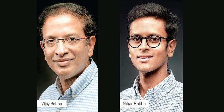 Vijay Bobba and Nihar Bobba. (Photo| EPS)